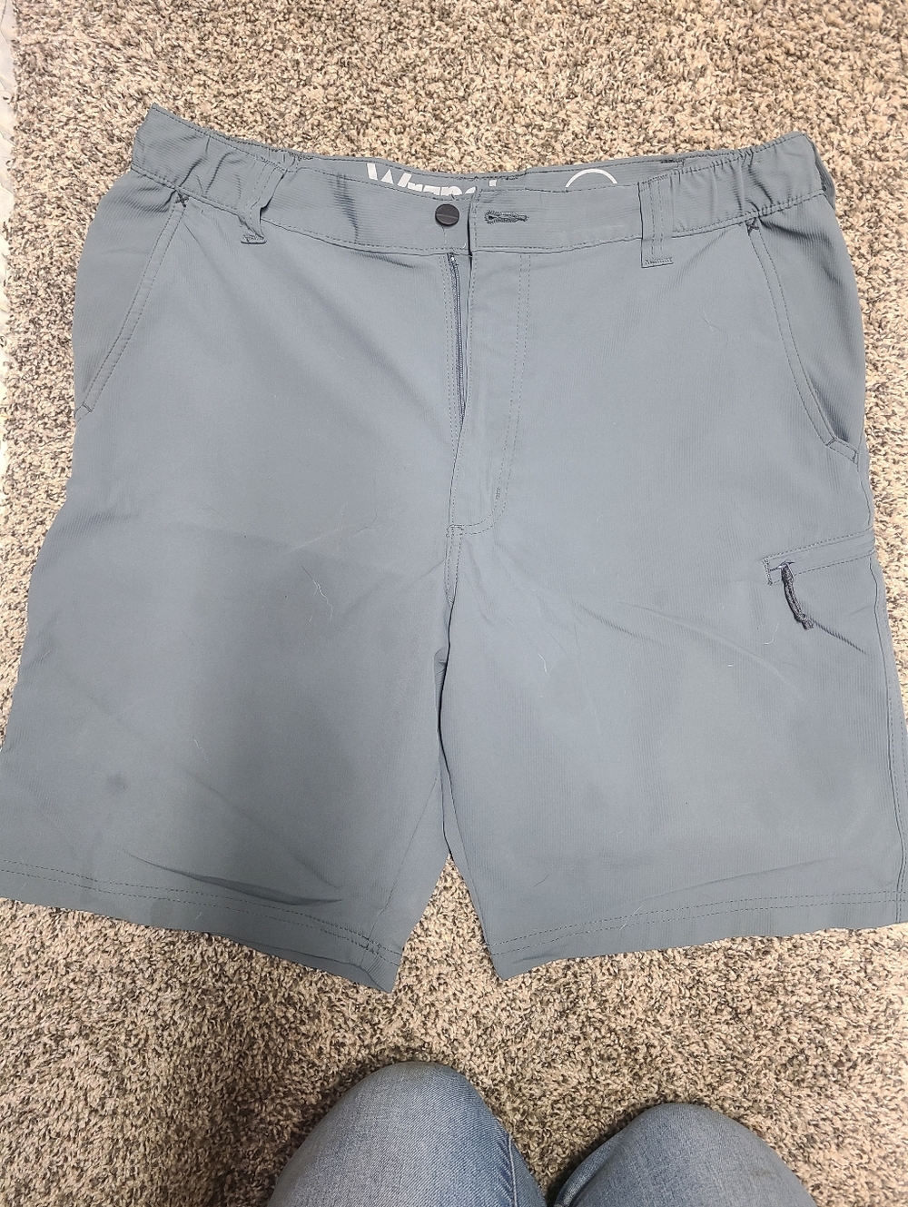 Wrangler Men's Performance Shorts - Slate Gray Blue